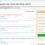 5 trang web đăng tin cho thuê nhà nguyên căn, nhà riêng uy tín tại Việt Nam