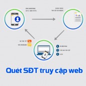 Cách quét số điện thoại truy cập web