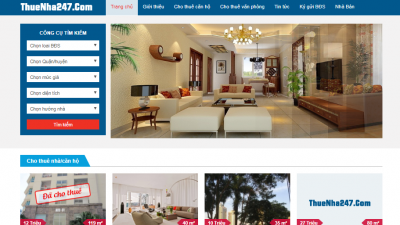 Dịch vụ thiết kế web đăng tin cho thuê nhà tại Đà Nẵng chuyên nghiệp