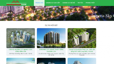 Những thành phần của website bất động sản