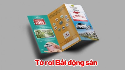 Mẫu tờ rơi bất động sản đẹp thu hút khách hàng
