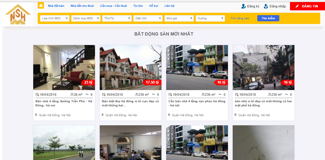 đăng tin bán nhà miễn phí tại Hà Nội