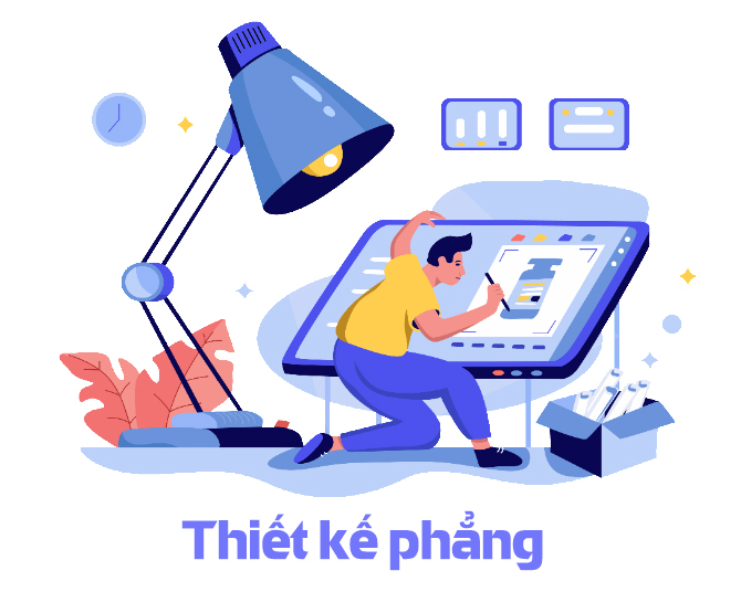 hình khối đơn giản flat desgin