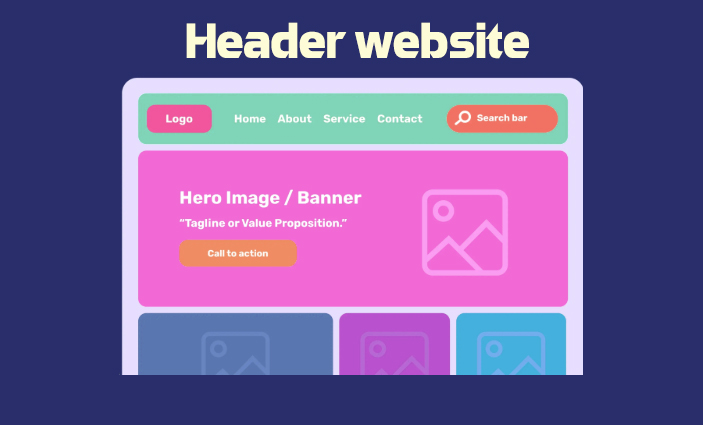 Header website