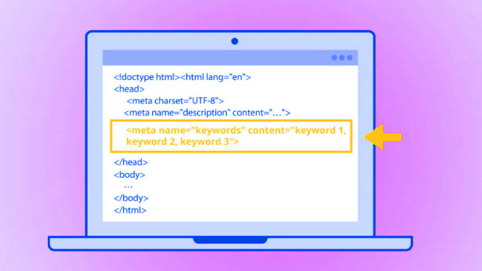 Cấu trúc html của meta keywords