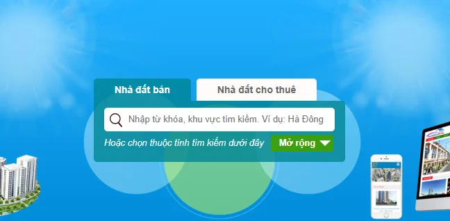tính năng tìm kiếm thông minh cho website bất động sản