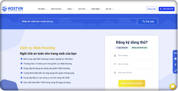 Dịch vụ hosting HostVN