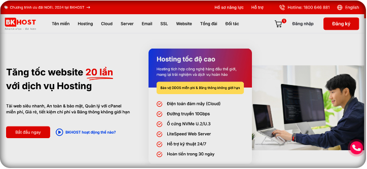 Mua hosting Bkhost