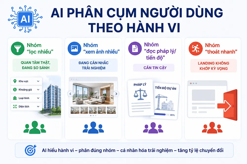 AI Phân cụm người dùng theo hành vi