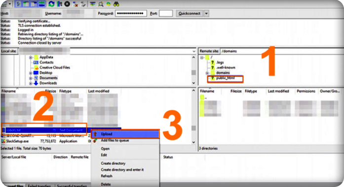 Tạo file robots txt qua FTP