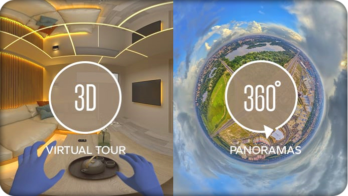 So sánh VR với 360 tour