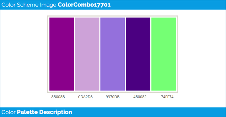 Trang web phối màu color combos